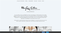 Desktop Screenshot of meghancottonmakeupartistry.com